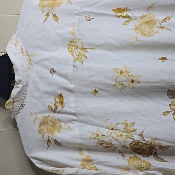 Women's Floral Long Sleeve Uility Midi Shirt Dress Woolrich x Target XL - Picture 10 of 15